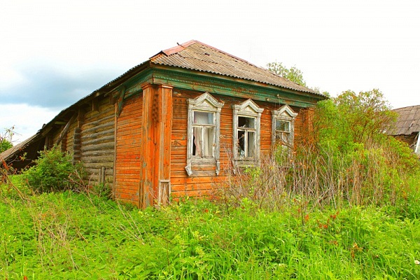 Дом в деревне Голубевая